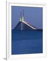 Sunshine Skyway Bridge, Tampa Bay, Saint Petersburg, Florida-John Coletti-Framed Photographic Print