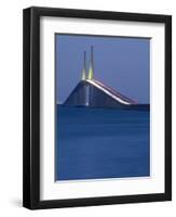 Sunshine Skyway Bridge, Tampa Bay, Saint Petersburg, Florida-John Coletti-Framed Premium Photographic Print