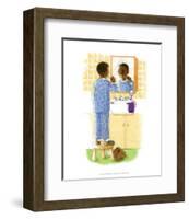 Sunshine Smiles (Boy)-Sylvia Walker-Framed Art Print