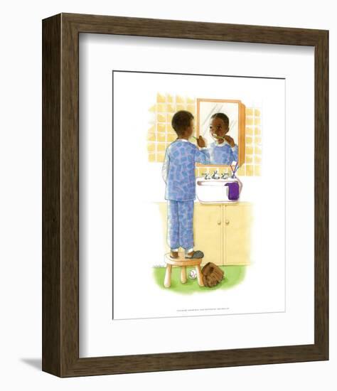 Sunshine Smiles (Boy)-Sylvia Walker-Framed Art Print