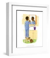 Sunshine Smiles (Boy)-Sylvia Walker-Framed Art Print