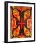 Sunshine Spin-Abstract Graffiti-Framed Giclee Print