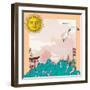 Sunshine State Of Mind-The Font Diva-Framed Giclee Print