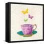 Sunshine Teacup-Meili Van Andel-Framed Stretched Canvas