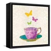 Sunshine Teacup-Meili Van Andel-Framed Stretched Canvas