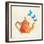 Sunshine Teapot-Meili Van Andel-Framed Art Print