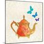 Sunshine Teapot-Meili Van Andel-Mounted Art Print