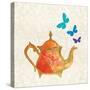 Sunshine Teapot-Meili Van Andel-Stretched Canvas