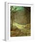 Sunshine Through Winter Trees-John Atkinson Grimshaw-Framed Giclee Print