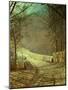 Sunshine Through Winter Trees-John Atkinson Grimshaw-Mounted Giclee Print