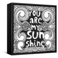 Sunshine-Hello Angel-Framed Stretched Canvas