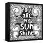 Sunshine-Hello Angel-Framed Stretched Canvas