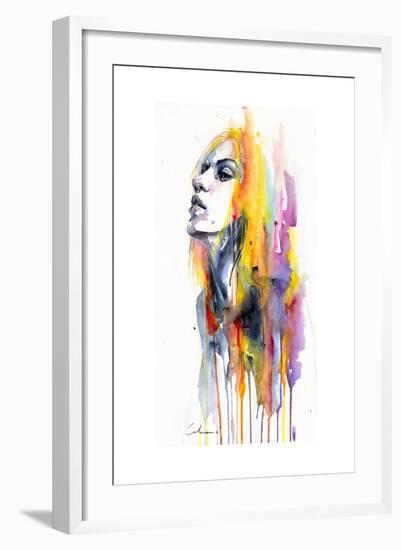 Sunshower-Agnes Cecile-Framed Art Print