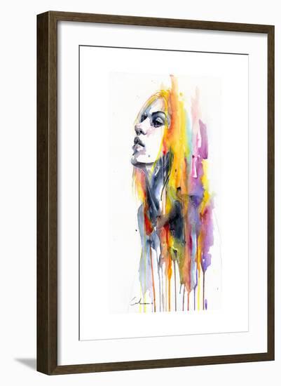 Sunshower-Agnes Cecile-Framed Art Print