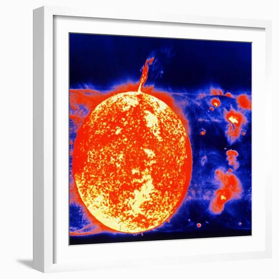 Sunspots and Solar Prominences, 1973-null-Framed Giclee Print