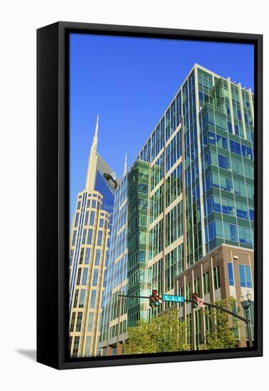 Suntrust Plaza and 333 Commerce Tower-Richard Cummins-Framed Stretched Canvas