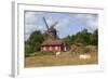 Sunvara Kvarn Windmill, Sunvara, Near Varobacka, Halland, Southwest Sweden, Sweden, Scandinavia-Stuart Black-Framed Photographic Print