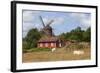 Sunvara Kvarn Windmill, Sunvara, Near Varobacka, Halland, Southwest Sweden, Sweden, Scandinavia-Stuart Black-Framed Photographic Print