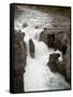 Sunwapta Falls, Jasper National Park, UNESCO World Heritage Site, Rocky Mountains, Alberta, Canada-null-Framed Stretched Canvas