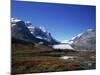 Sunwapta Lake and Athabasca Glacier, Jasper National Park in the Rocky Mountains, Alberta, Canada-Hans Peter Merten-Mounted Photographic Print