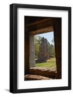 Suor Prat Towers, Angkor Thom, Angkor World Heritage Site, Siem Reap, Cambodia-David Wall-Framed Photographic Print