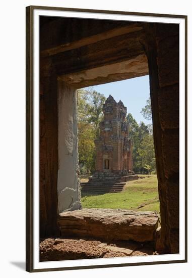 Suor Prat Towers, Angkor Thom, Angkor World Heritage Site, Siem Reap, Cambodia-David Wall-Framed Premium Photographic Print