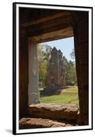 Suor Prat Towers, Angkor Thom, Angkor World Heritage Site, Siem Reap, Cambodia-David Wall-Framed Premium Photographic Print