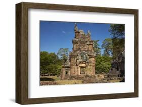 Suor Prat Towers, Angkor Thom, Angkor World Heritage Site, Siem Reap, Cambodia-David Wall-Framed Photographic Print