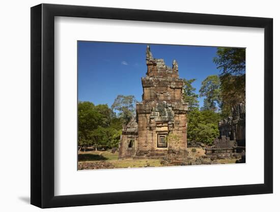 Suor Prat Towers, Angkor Thom, Angkor World Heritage Site, Siem Reap, Cambodia-David Wall-Framed Photographic Print