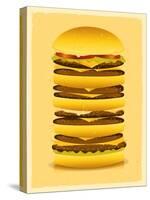 Super Big Burger-Benchart-Stretched Canvas