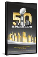 Super Bowl 50- Logo-null-Framed Poster