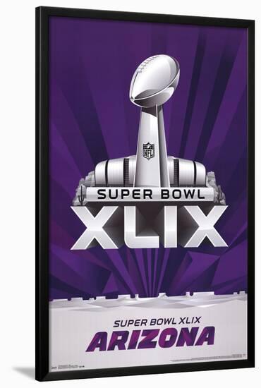 Super Bowl XLIX - Logo-null-Lamina Framed Poster