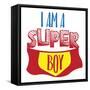 Super Boy-Jace Grey-Framed Stretched Canvas