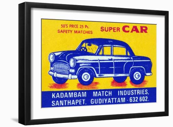 Super Car-null-Framed Art Print