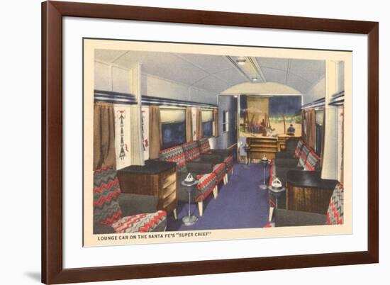 Super Chief Lounge Car-null-Framed Premium Giclee Print