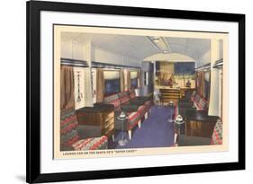 Super Chief Lounge Car-null-Framed Premium Giclee Print