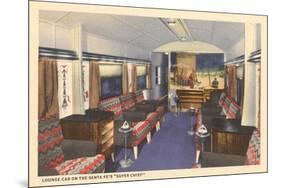 Super Chief Lounge Car-null-Mounted Premium Giclee Print