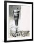 Super Cities in the Sky, Futuristic Skyscraper-null-Framed Giclee Print