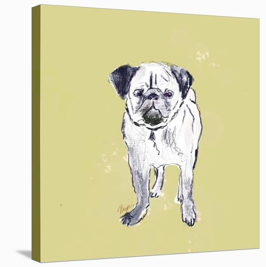 Super Cute Pug-Niya Christine-Stretched Canvas