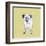 Super Cute Pug-Niya Christine-Framed Art Print