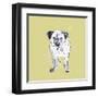 Super Cute Pug-Niya Christine-Framed Art Print