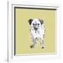 Super Cute Pug-Niya Christine-Framed Art Print