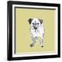 Super Cute Pug-Niya Christine-Framed Art Print