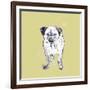 Super Cute Pug-Niya Christine-Framed Art Print