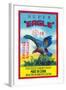 Super Eagle Extra Selected Flashlight Crackers-null-Framed Art Print