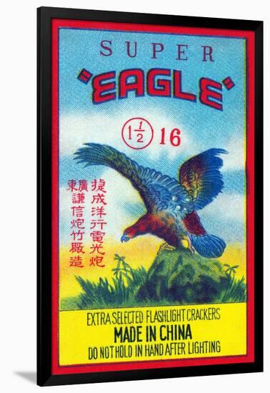 Super Eagle Extra Selected Flashlight Crackers-null-Framed Art Print