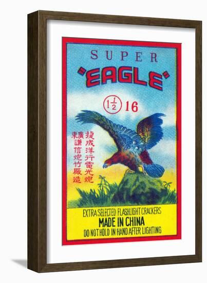 Super Eagle Extra Selected Flashlight Crackers-null-Framed Art Print