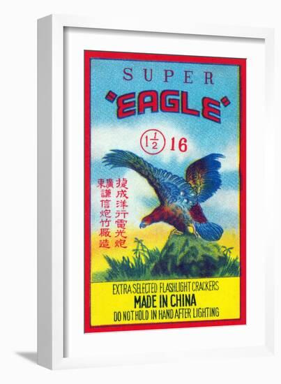 Super Eagle Extra Selected Flashlight Crackers-null-Framed Art Print