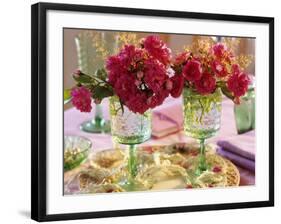 Super Excelsa Rose, Small-Flowered Climbing Rose with Grasses-Friedrich Strauss-Framed Photographic Print