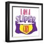 Super Girl-Jace Grey-Framed Art Print